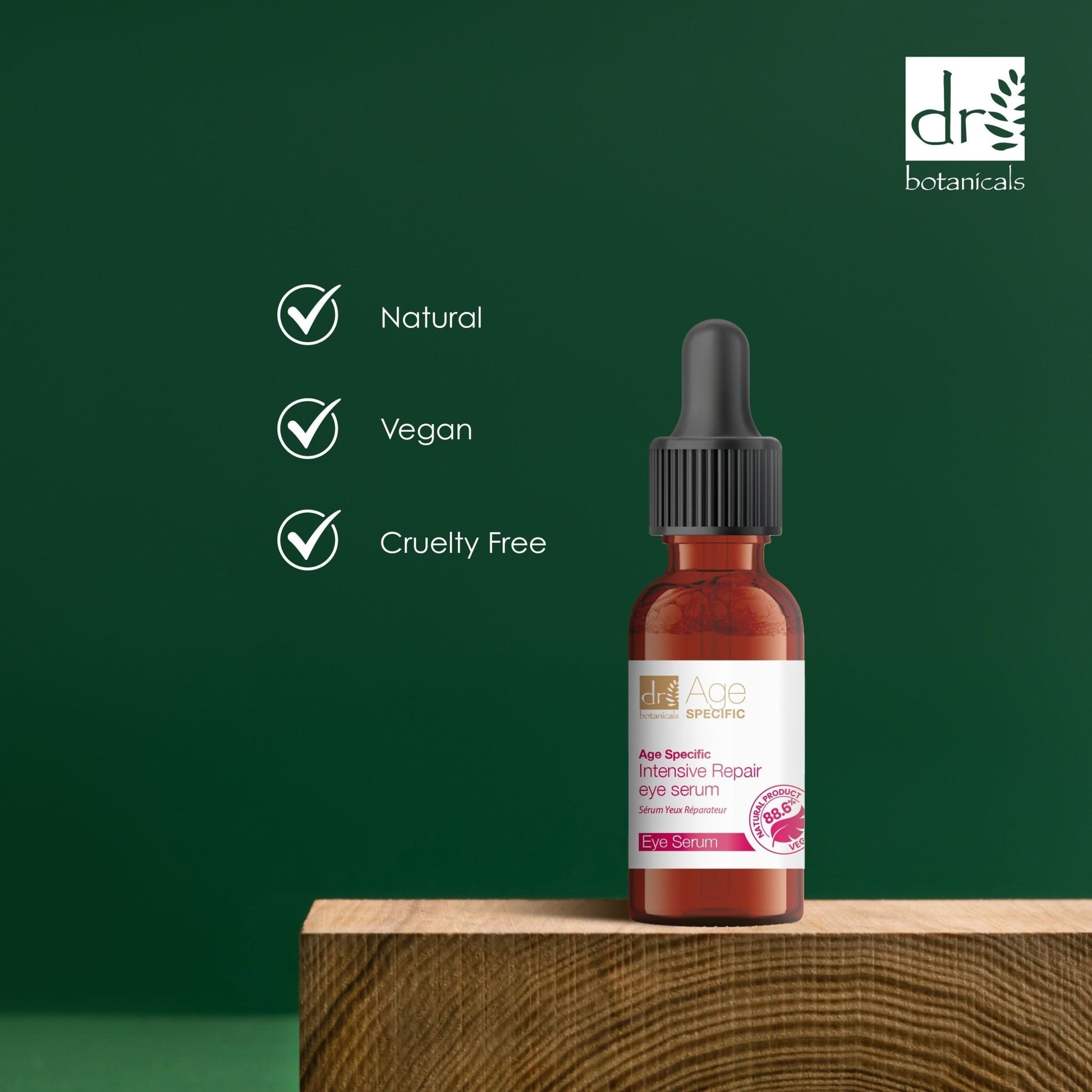 Dr Botanicals Age Specific Intensive Repair Eye Serum 15ml Twin Value Savings Pack - Herbalshire Handmade Herbal Products