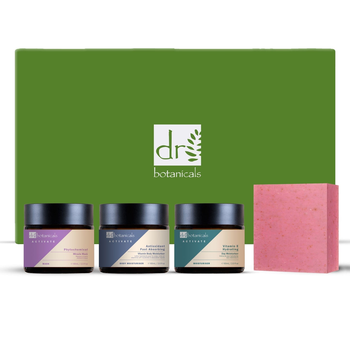 Dr Botanicals Anti - Ageing Activate Skincare Gift Set - Herbalshire Handmade Herbal Products