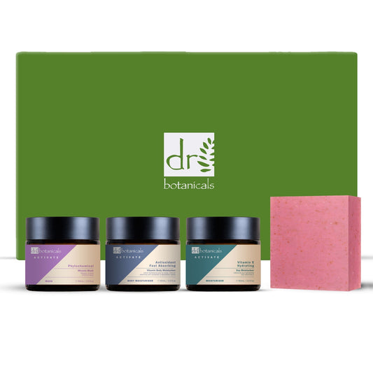 Dr Botanicals Anti - Ageing Activate Skincare Gift Set - Herbalshire Handmade Herbal Products
