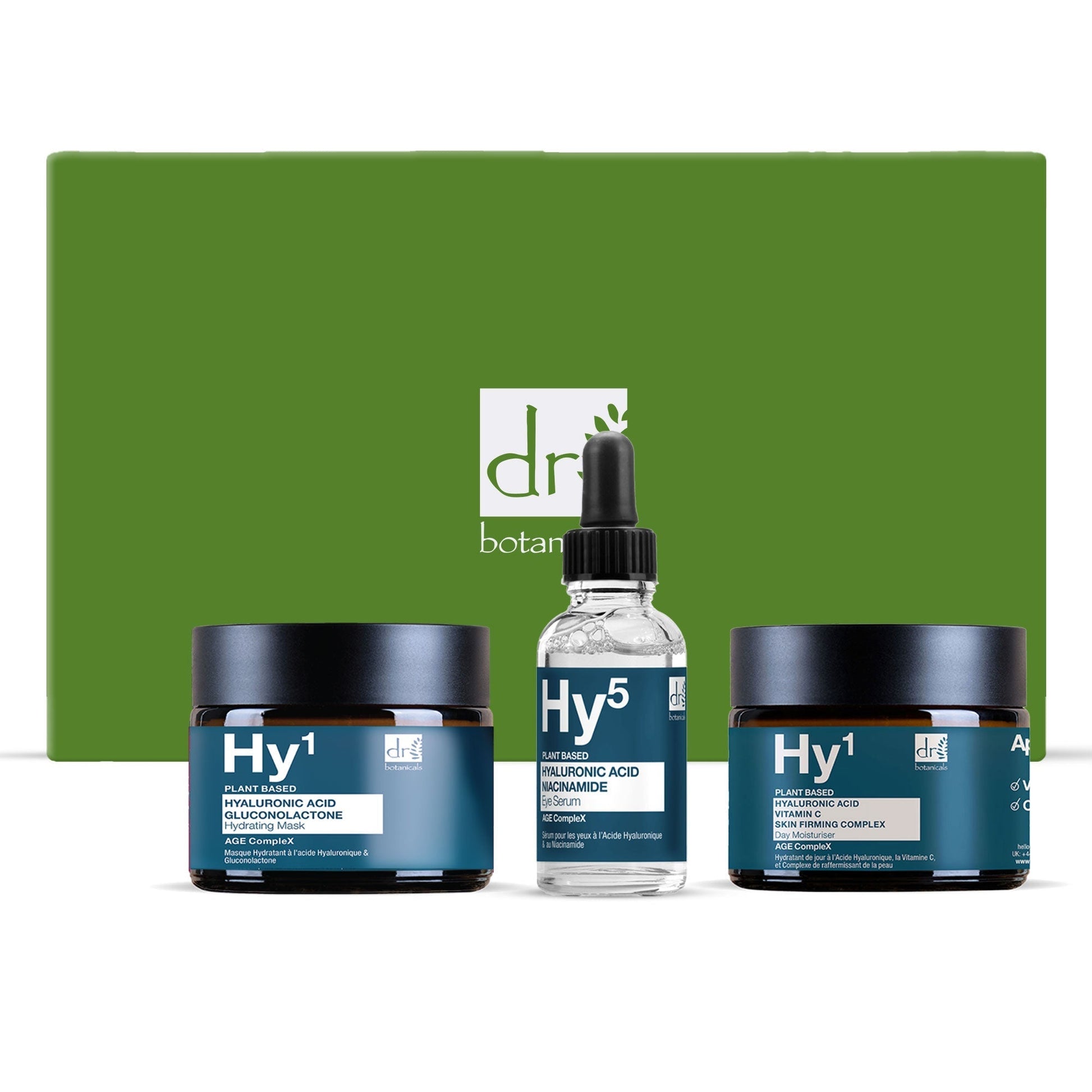Dr Botanicals Anti - Ageing Hyaluronic Acid Skincare Gift Set - Herbalshire Handmade Herbal Products