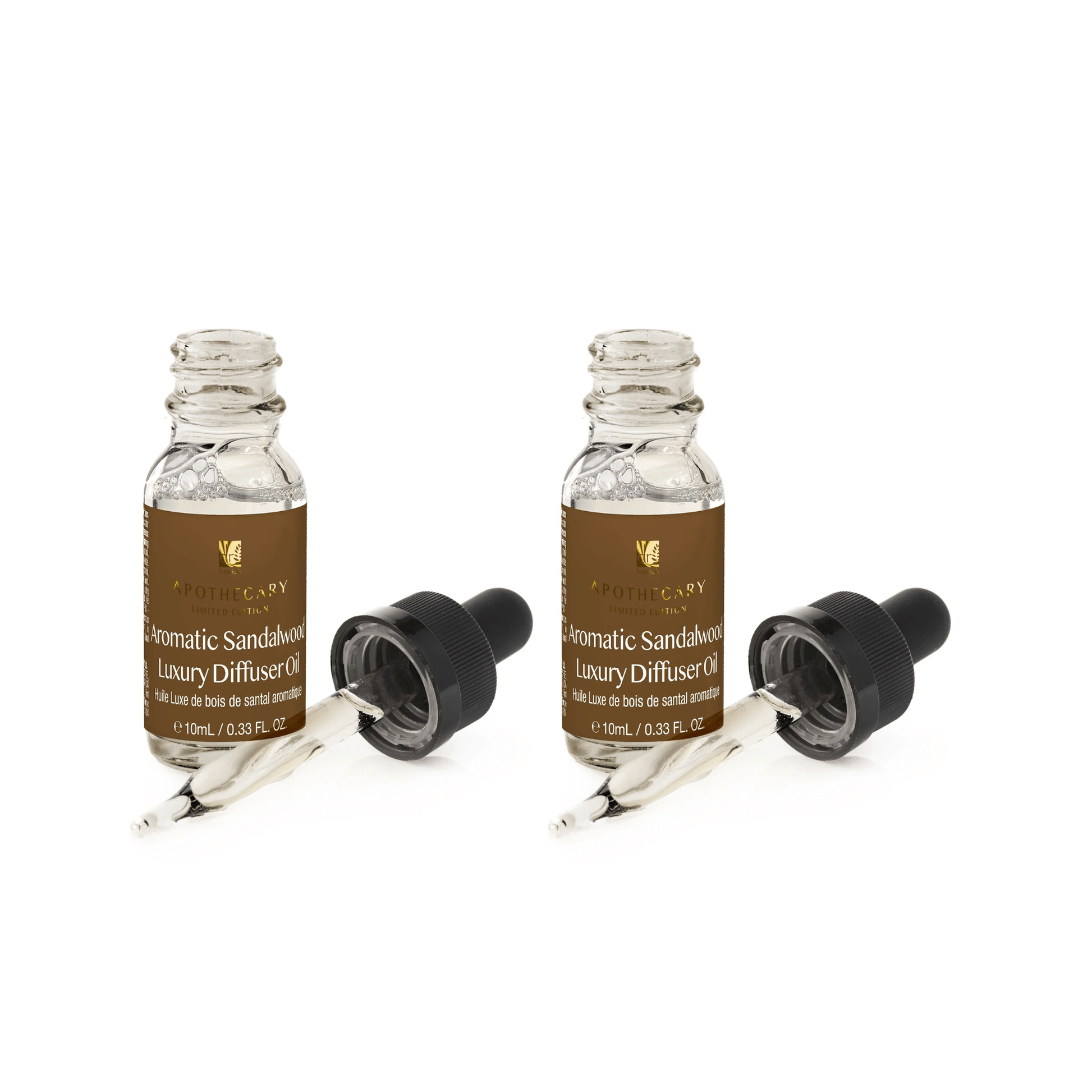 Dr Botanicals Aromatic Sandalwood Luxury Diffuser Oil 10ml Twin Value Savings Pack - Herbalshire Handmade Herbal Products