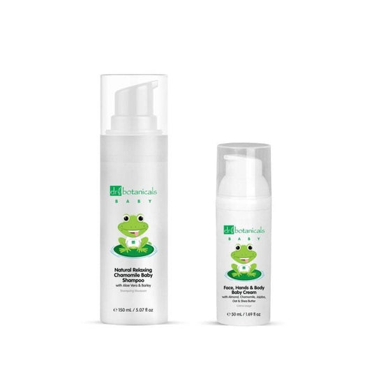 Dr Botanicals Baby Bubble Bath & Cream Kit - Herbalshire Handmade Herbal Products