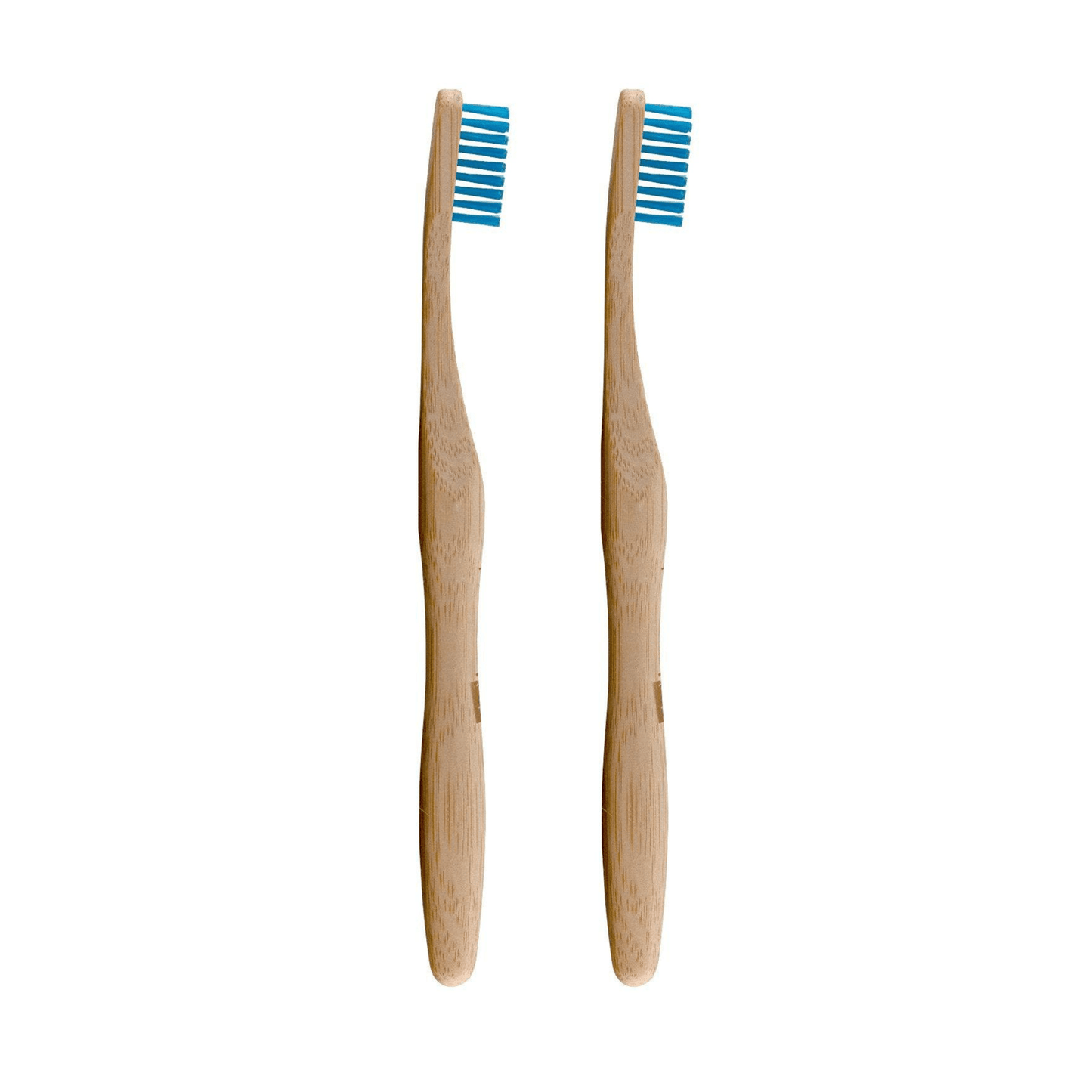 Dr Botanicals Bamboo Toothbrush Blue Twin Value Savings Pack - Herbalshire Handmade Herbal Products