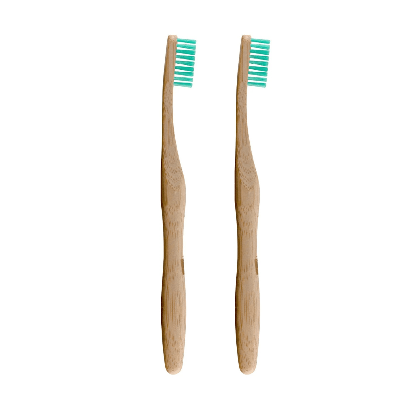 Dr Botanicals Bamboo Toothbrush Green Twin Value Savings Pack - Herbalshire Handmade Herbal Products