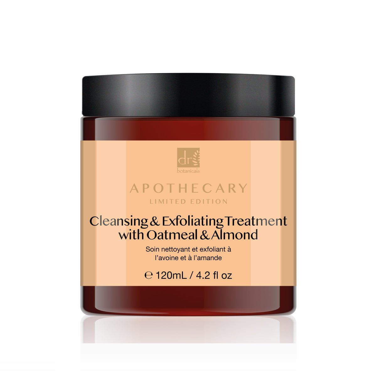 Dr Botanicals Cleansing & Exfoliating Treatment with Oatmeal & Almond 120ml Twin Value Savings Pack - Herbalshire Handmade Herbal Products