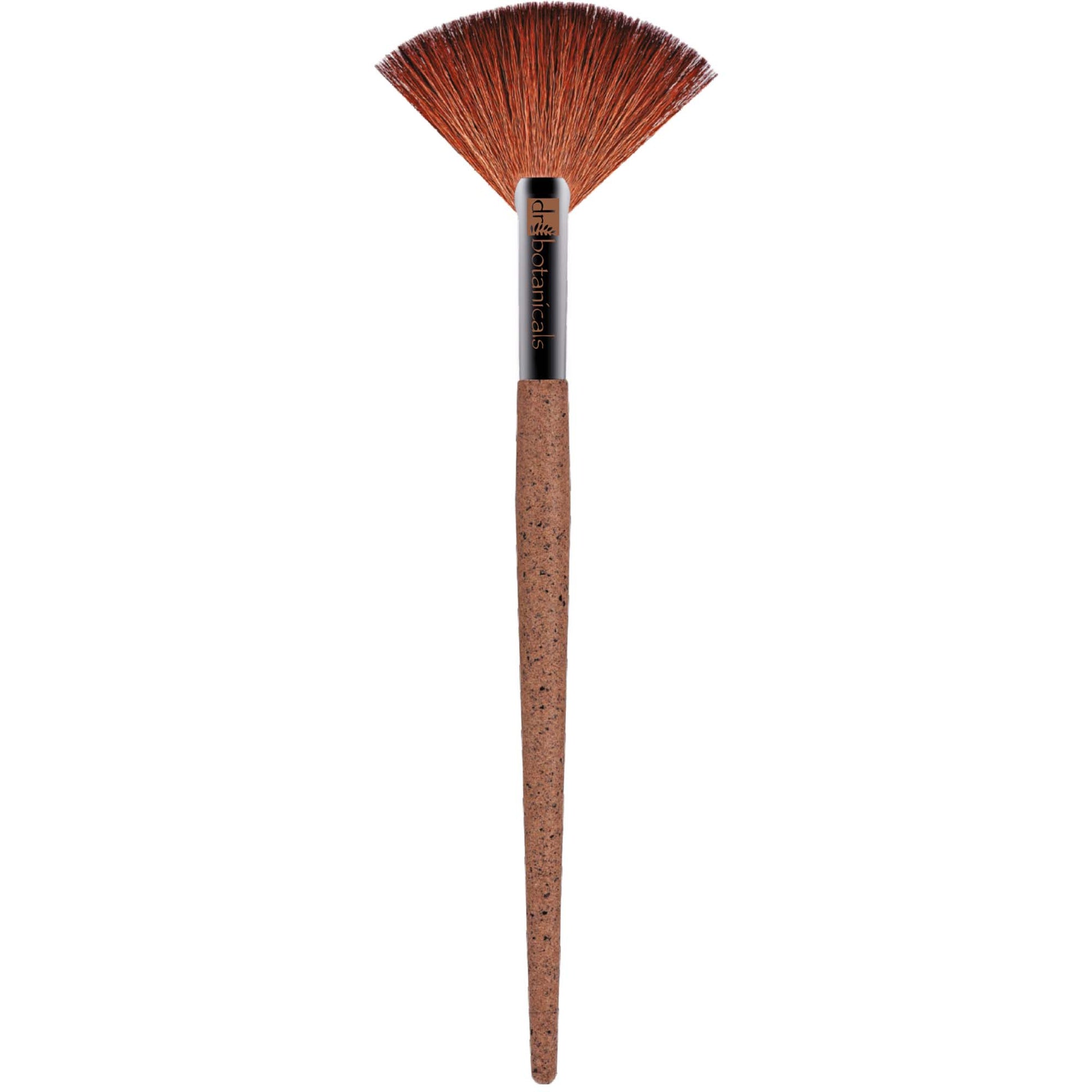 Dr Botanicals Coffee Ground Fan Brush Twin Value Savings Pack - Herbalshire Handmade Herbal Products