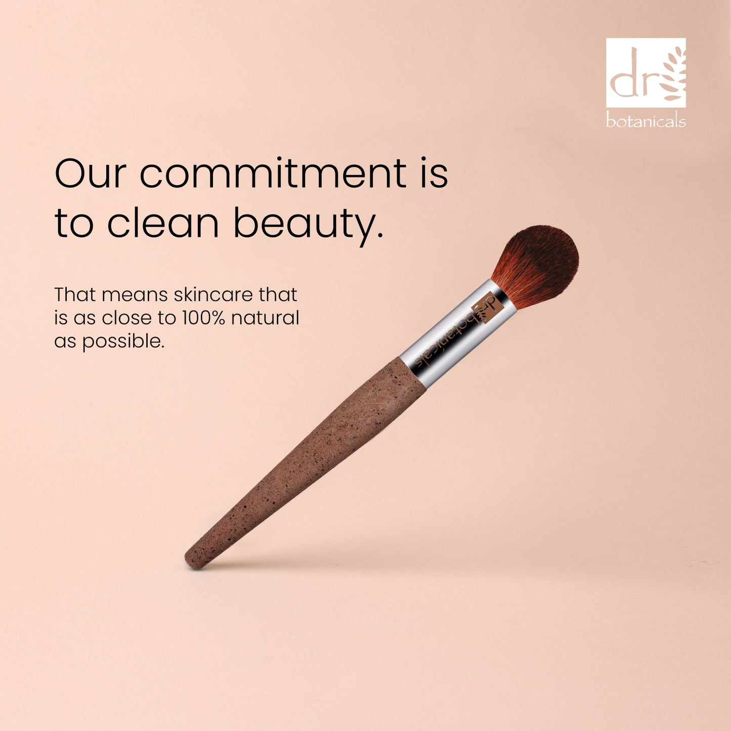 Dr Botanicals Coffee Ground Illuminating Brush Twin Value Savings Pack - Herbalshire Handmade Herbal Products