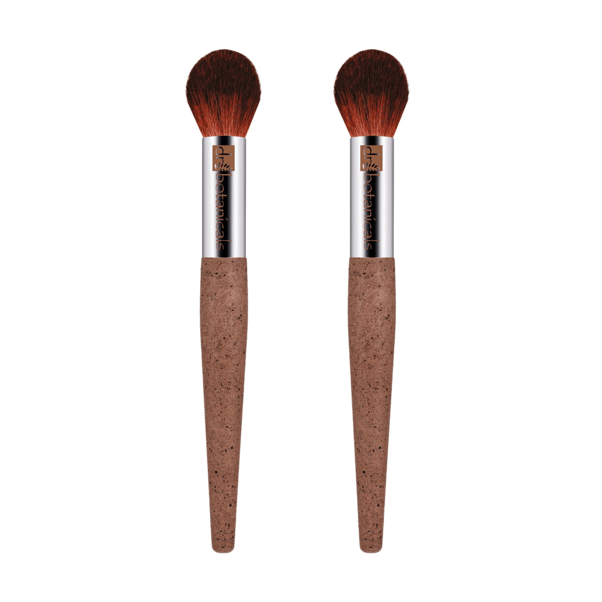 Dr Botanicals Coffee Ground Illuminating Brush Twin Value Savings Pack - Herbalshire Handmade Herbal Products