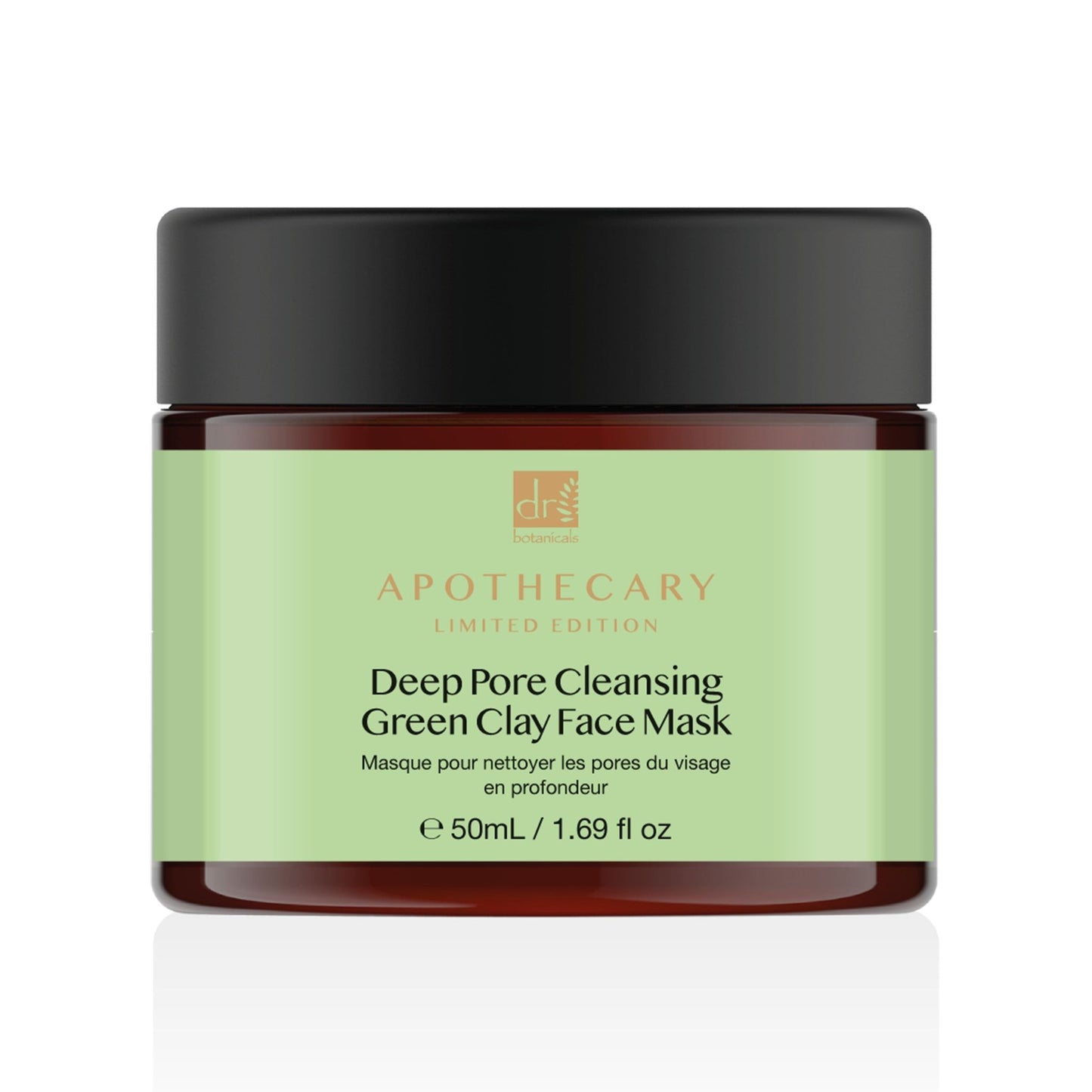Dr Botanicals Deep Pore Cleansing Green Clay Face Mask 50ml Twin Value Savings Pack - Herbalshire Handmade Herbal Products
