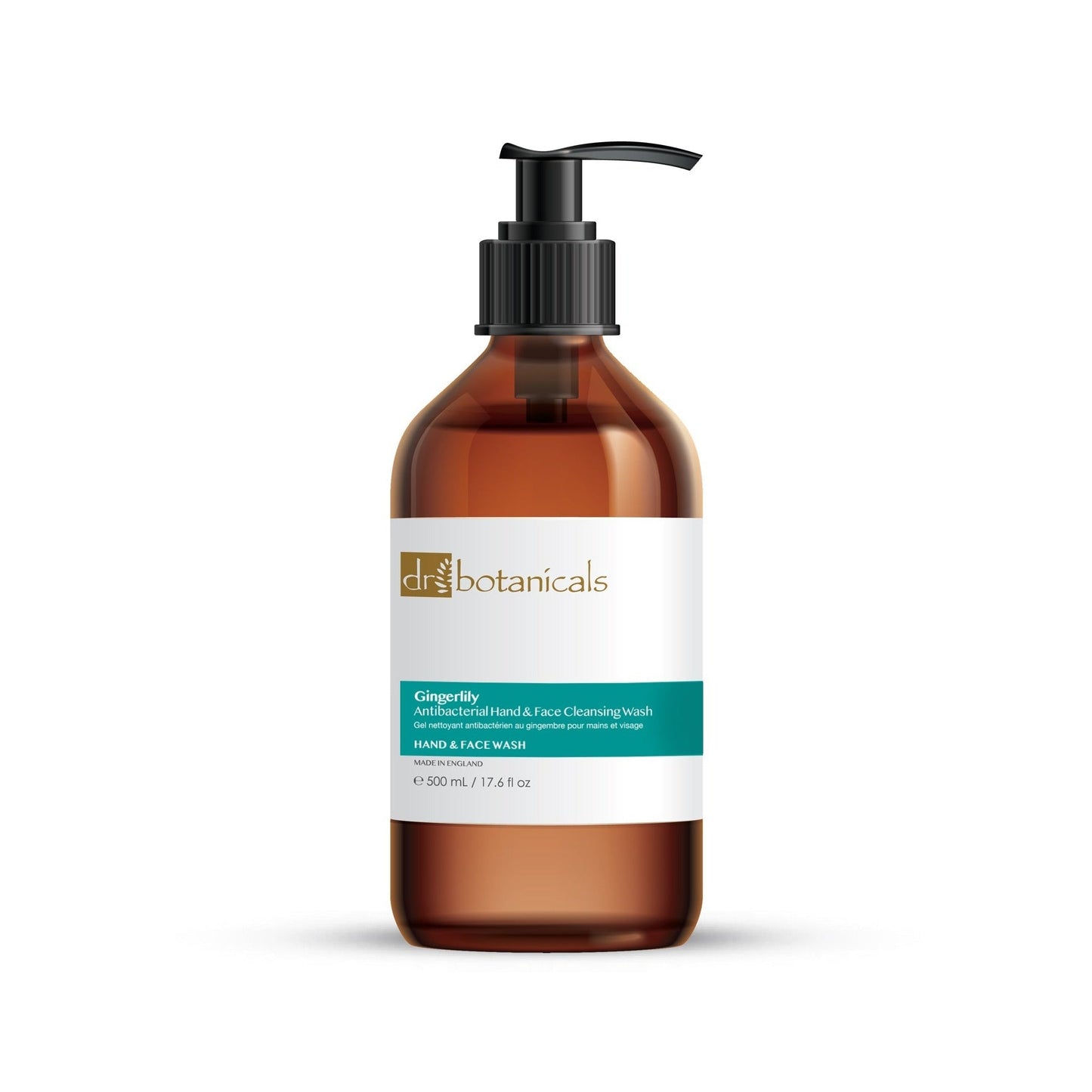 Dr Botanicals Gingerlily Hand & Face Cleansing Wash 500ml Twin Value Savings Pack - Herbalshire Handmade Herbal Products