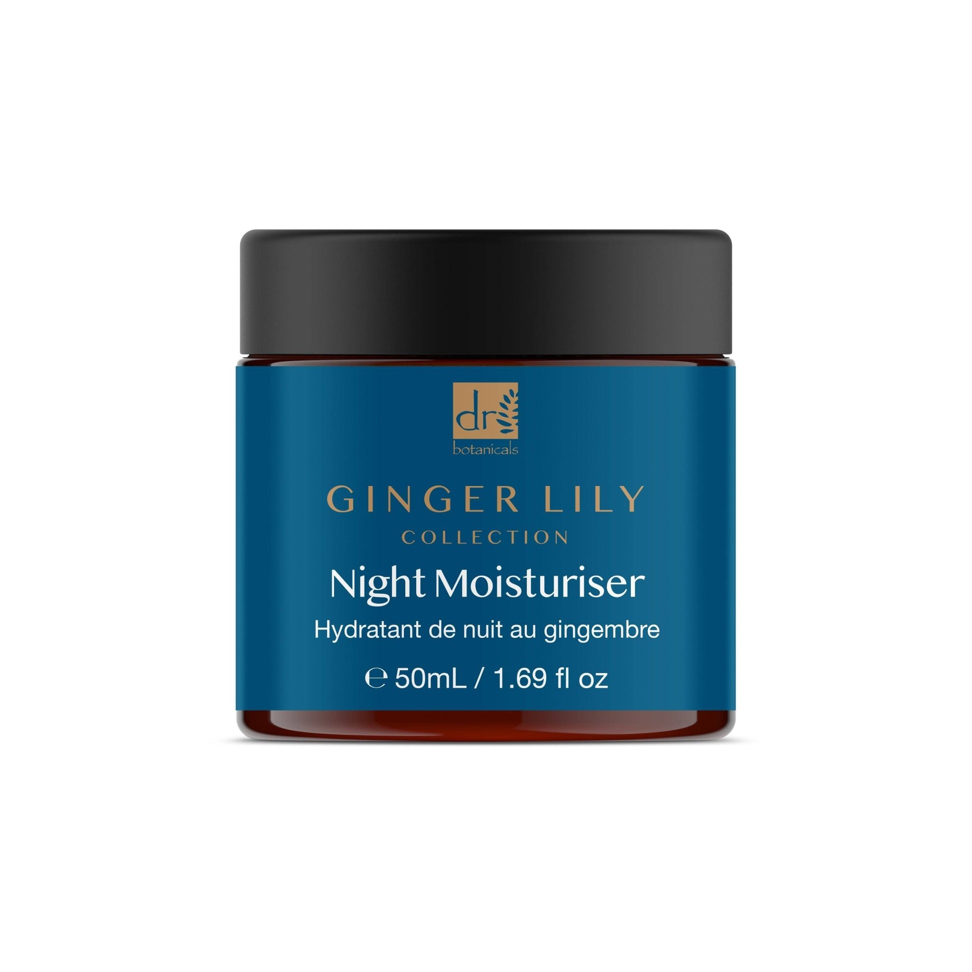 Dr Botanicals Gingerlily Night Moisturiser 50ml Twin Value Savings Pack - Herbalshire Handmade Herbal Products
