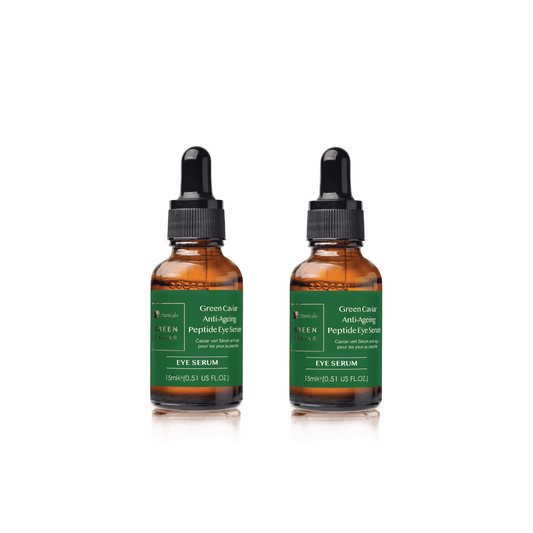 Dr Botanicals Green Caviar Anti - Ageing Peptide Eye Serum 15ml Twin Value Savings Pack - Herbalshire Handmade Herbal Products