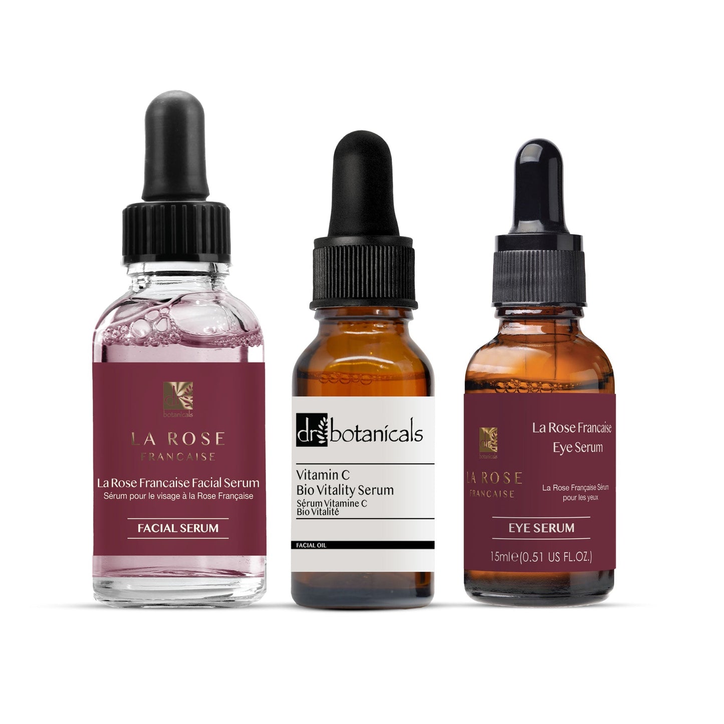 Dr Botanicals La Rose Facial & Eye Care Pack - Herbalshire Handmade Herbal Products