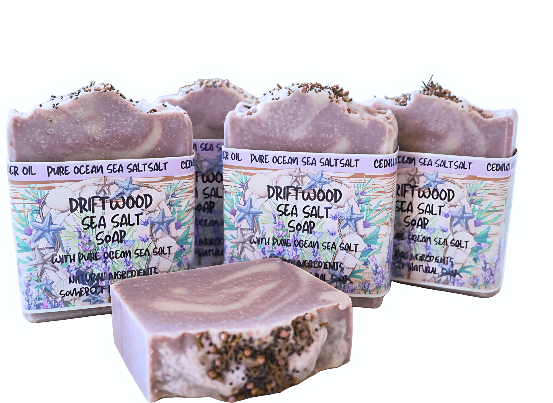 Driftwood Sea Salt Soap - Herbalshire Handmade Herbal Products