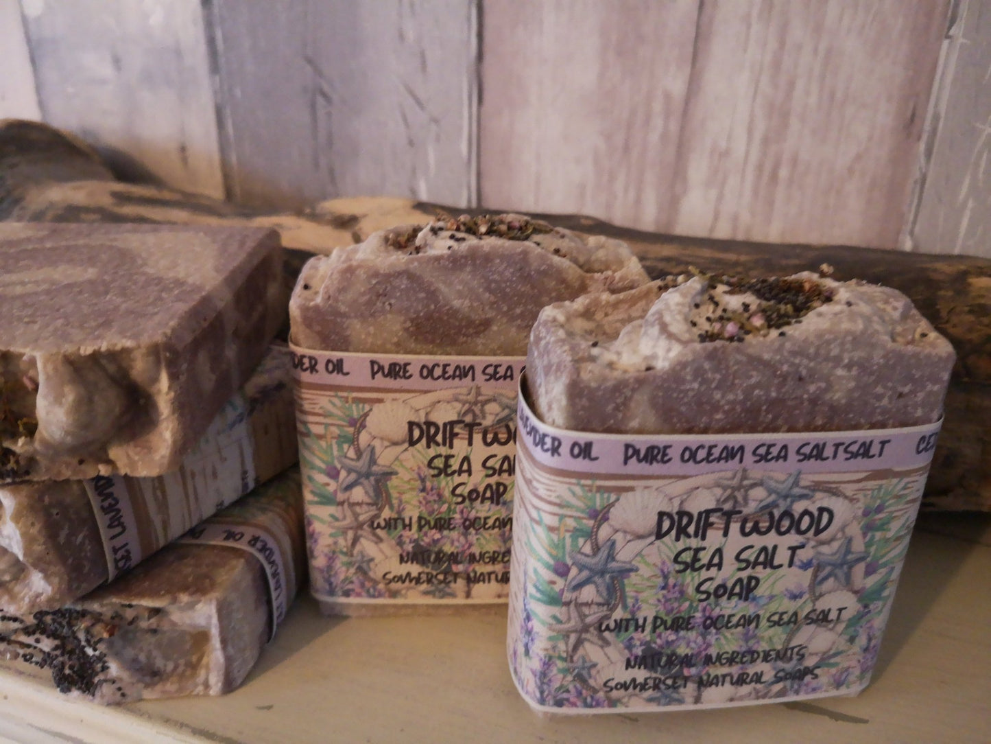 Driftwood Sea Salt Soap - Herbalshire Handmade Herbal Products