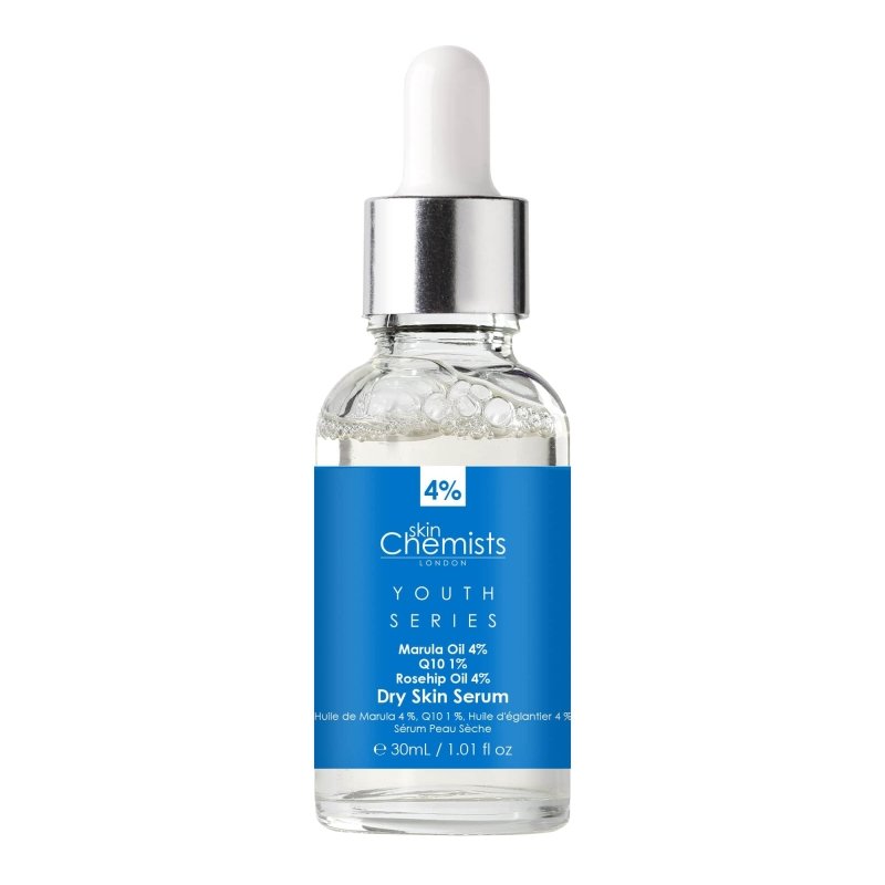 Dry Skin Serum Marulua Oil 4%, Q10 1%, Rosehip Oil 4% 30ml - Herbalshire Handmade Herbal Products