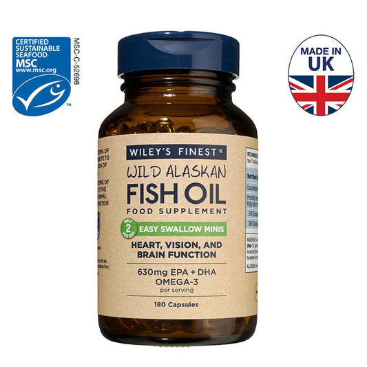 EASY SWALLOW MINIS Omega - 3 Fish Oil Capsules - Herbalshire Handmade Herbal Products
