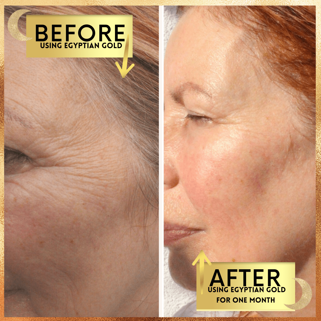 Egyptian Gold Retinol Face Serum - Anti ageing skincare - Herbalshire Handmade Herbal Products