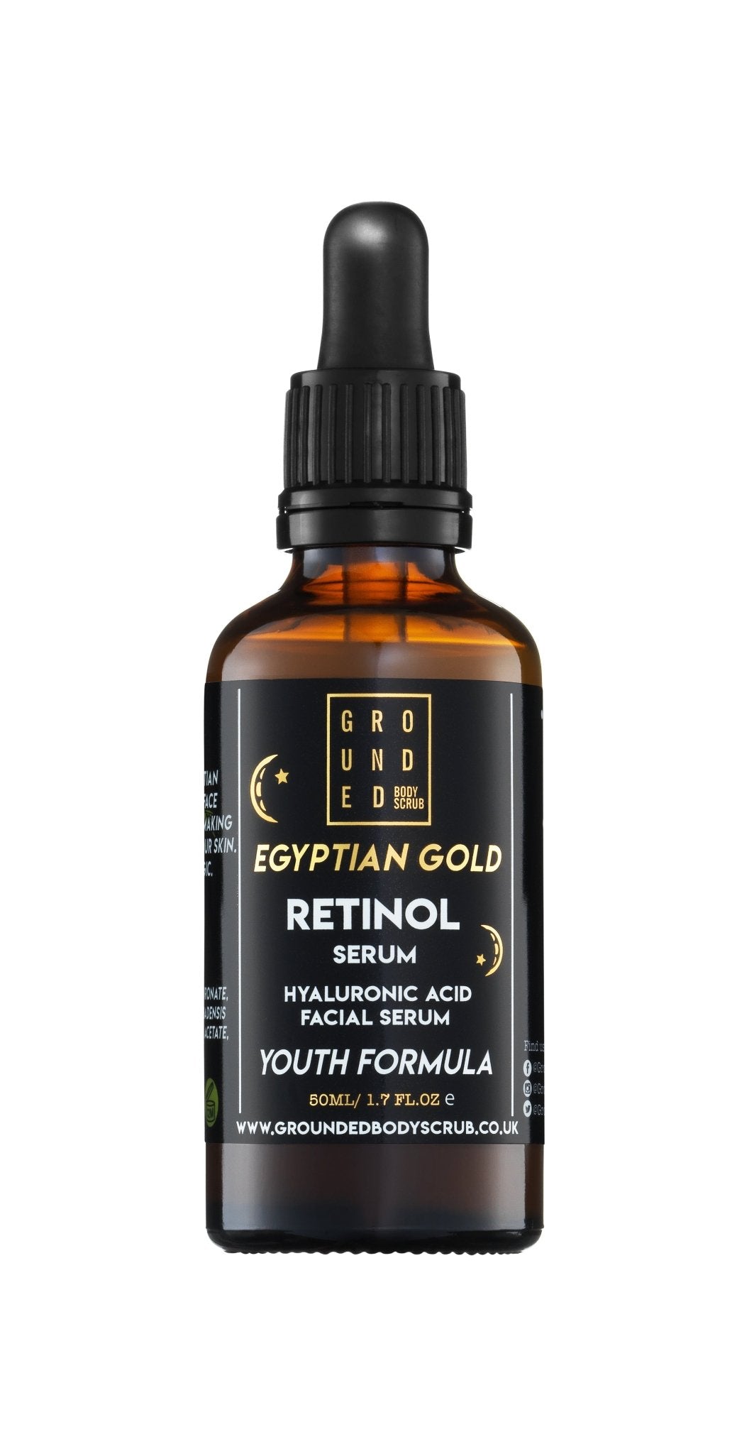 Egyptian Gold Retinol Face Serum - Anti ageing skincare - Herbalshire Handmade Herbal Products