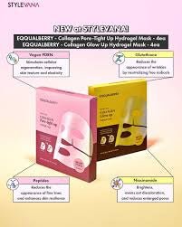 EQQUALBERRY PDRN Collagen Hydrogel Face Masks - Herbalshire Handmade Herbal Products