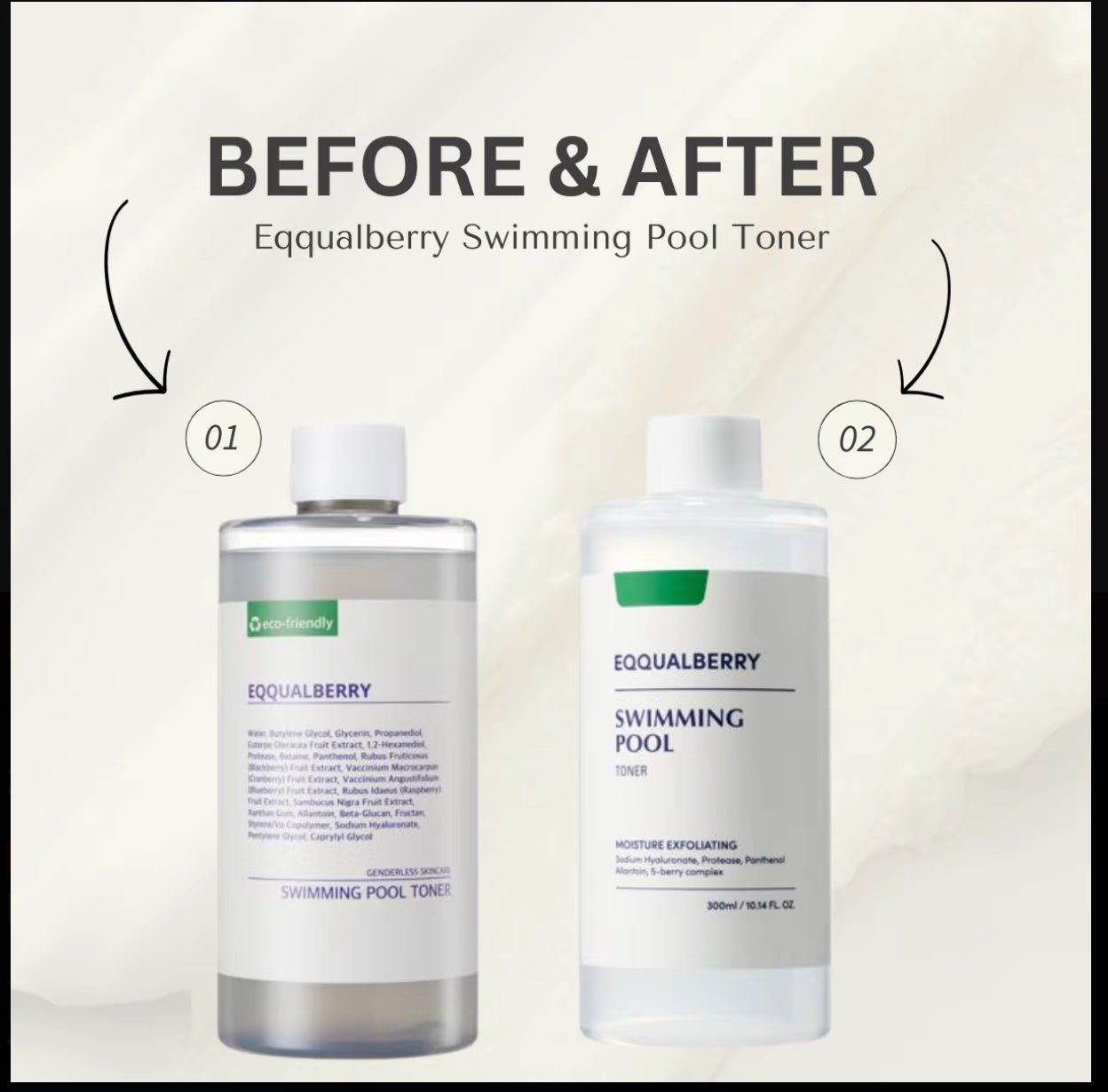 EQQUALBERRY Swimming Pool Face Toner - Herbalshire Handmade Herbal Products