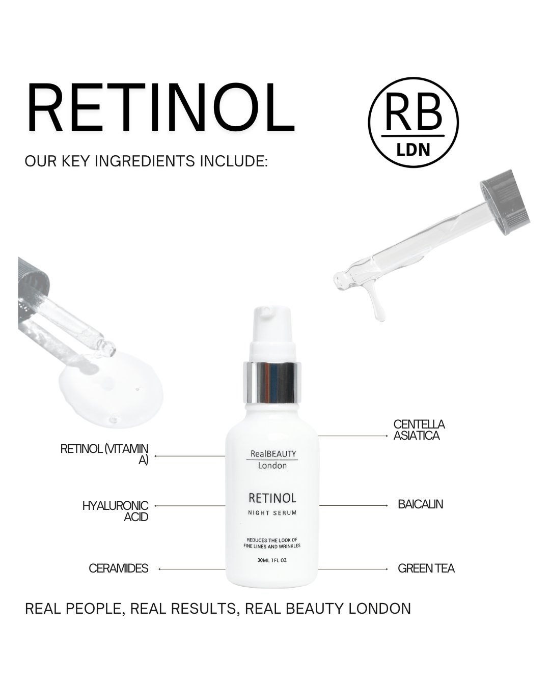 Evening Retinol Face Serum (0.3%) - Herbalshire Handmade Herbal Products