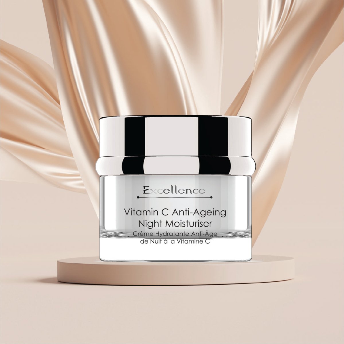 Excellence Vitamin C Anti - Ageing Night Moisturiser 50ml - Herbalshire Handmade Herbal Products