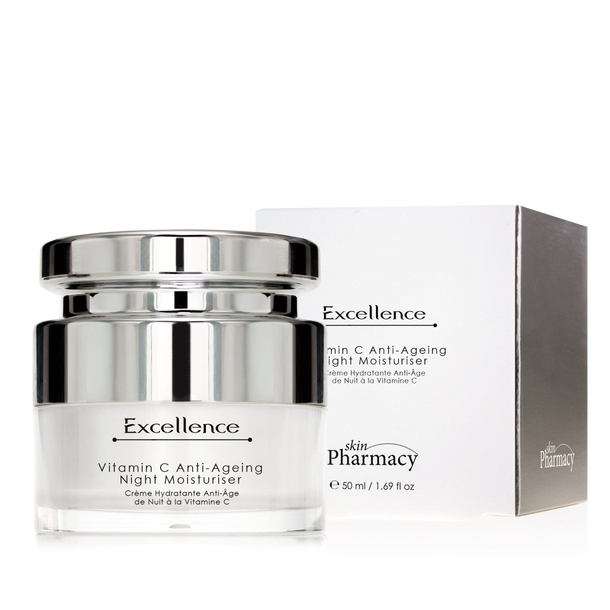 Excellence Vitamin C Anti - Ageing Night Moisturiser 50ml - Herbalshire Handmade Herbal Products