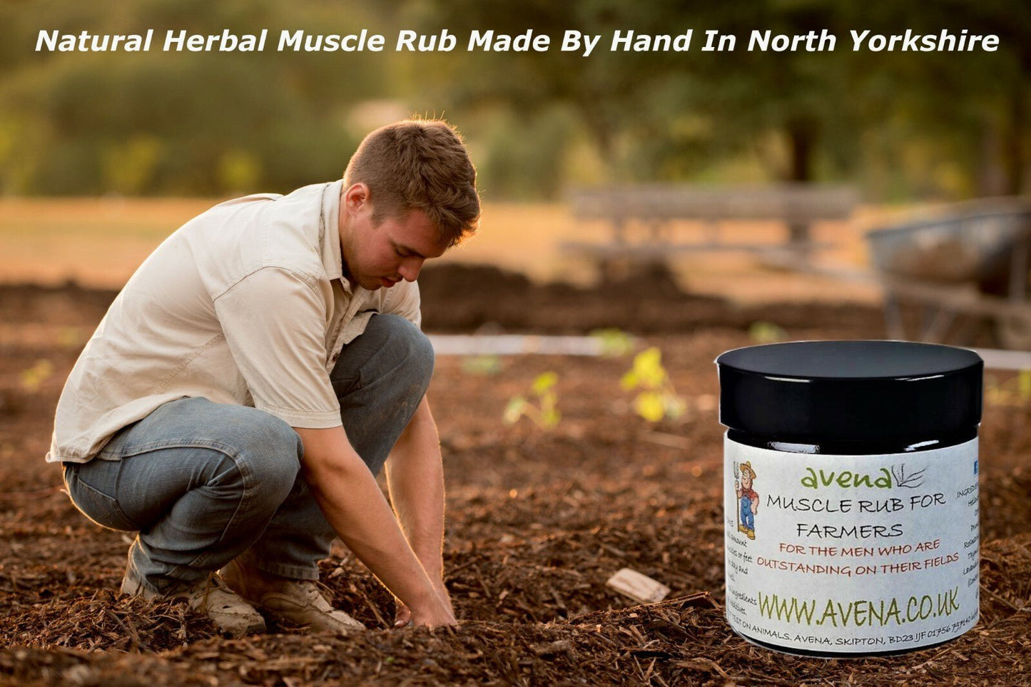Farmer Gifts Muscle Rub Herbal Natural Gift For a Farmer - Herbalshire Handmade Herbal Products
