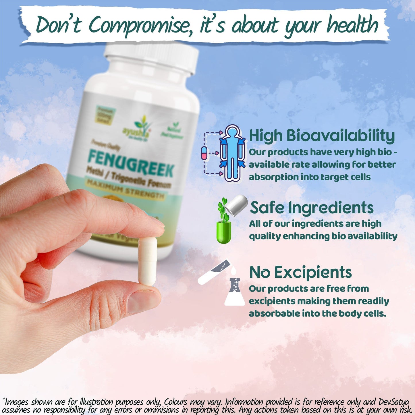 Fenugreek Capsule - Herbalshire Handmade Herbal Products