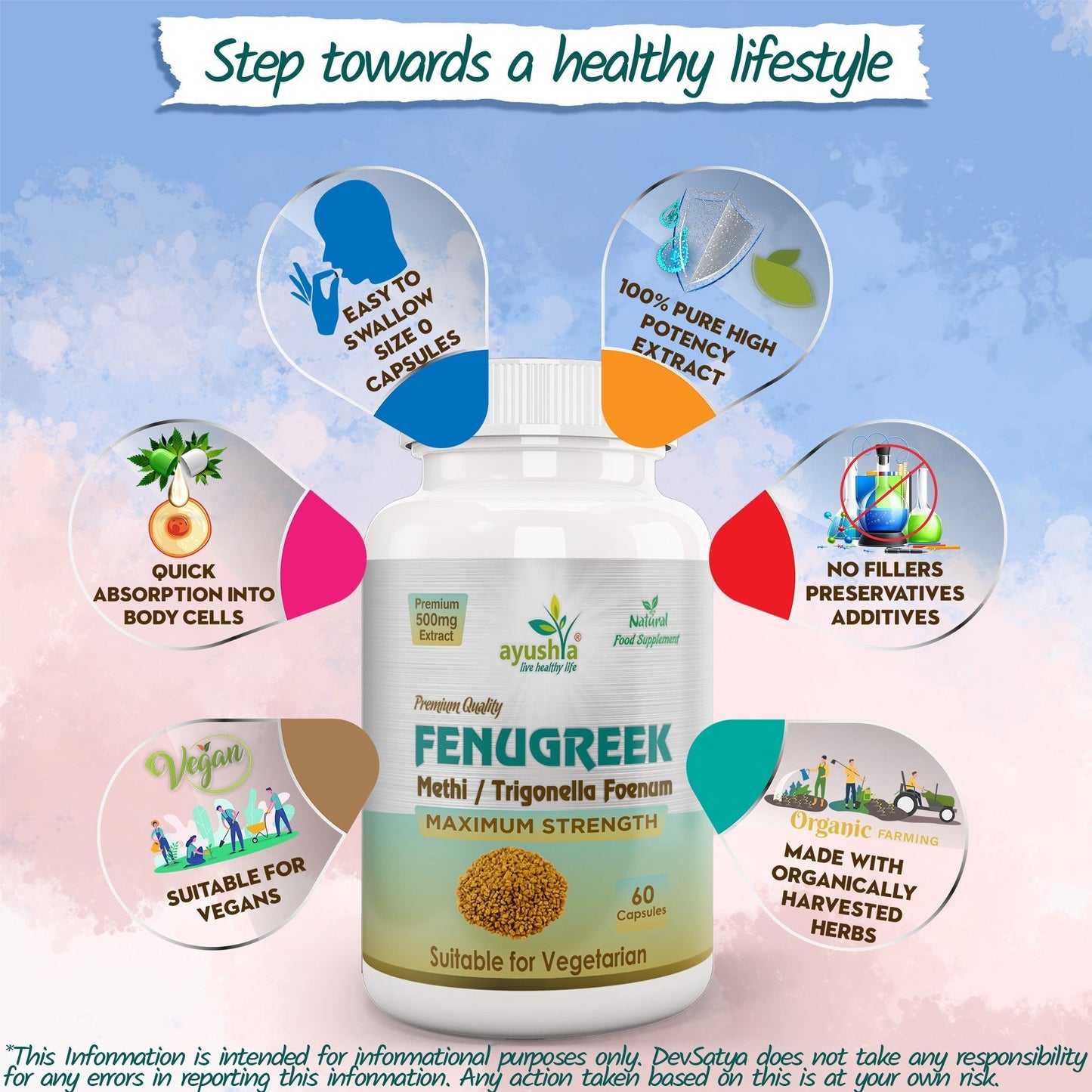 Fenugreek Capsule - Herbalshire Handmade Herbal Products