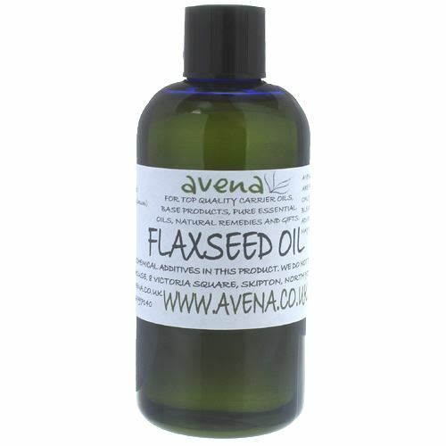 Flaxseed Oil Cold Pressed - 100ml - Omega 3 Fatty Acids - Herbalshire Handmade Herbal Products