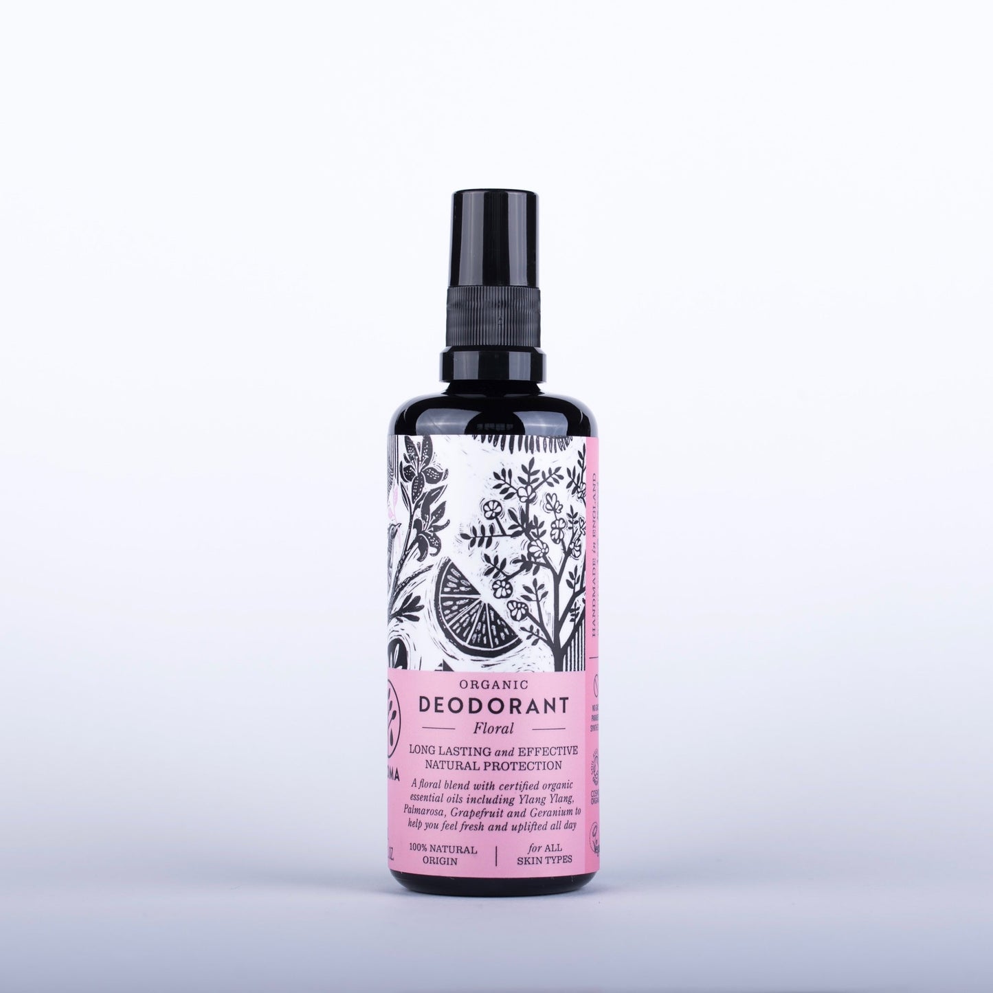 Floral Organic Deodorant - Herbalshire Handmade Herbal Products