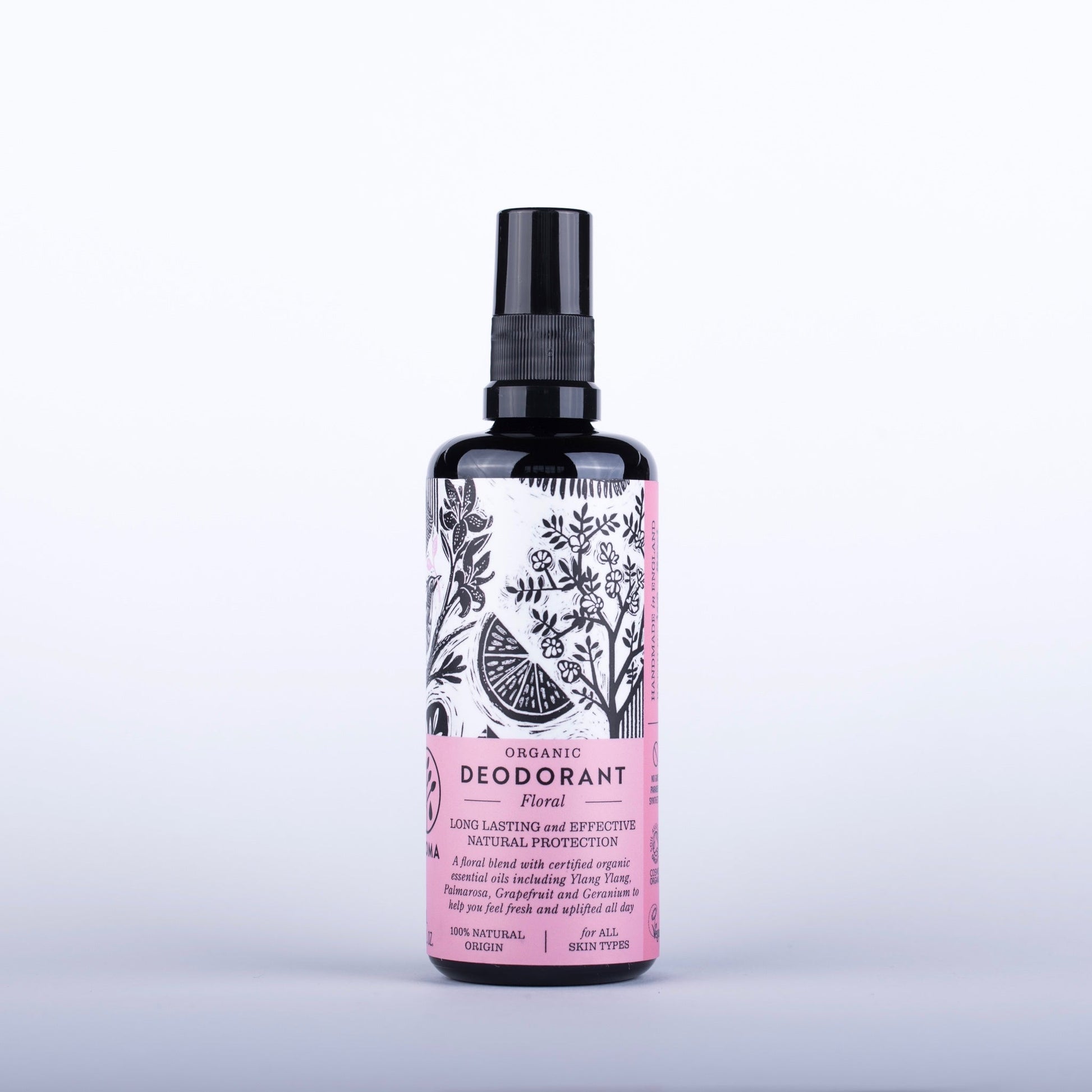 Floral Organic Deodorant - Herbalshire Handmade Herbal Products