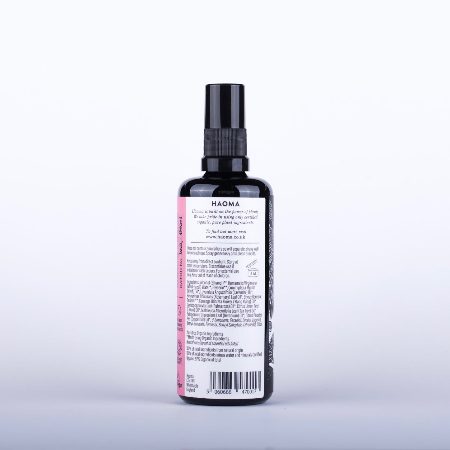 Floral Organic Deodorant - Herbalshire Handmade Herbal Products