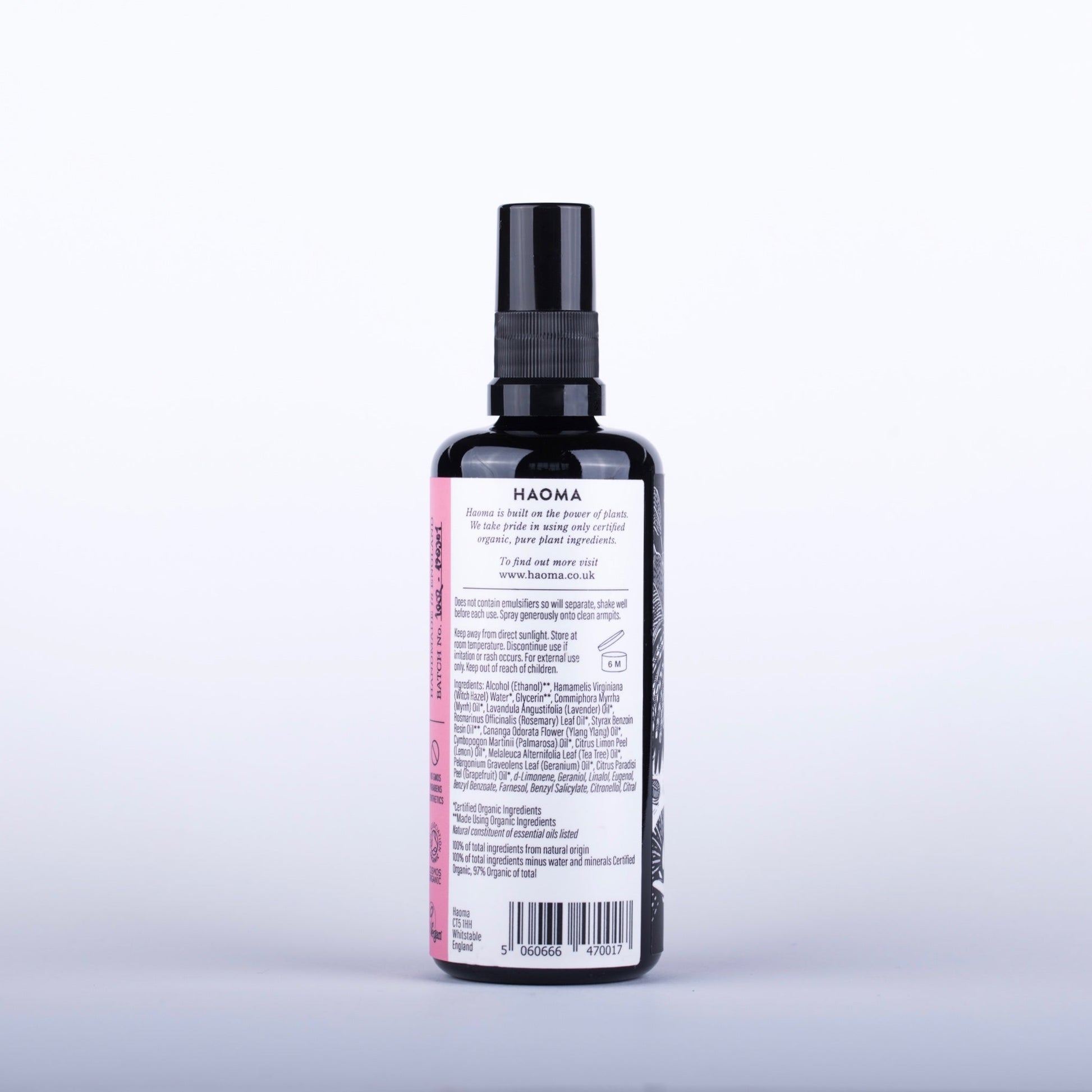 Floral Organic Deodorant - Herbalshire Handmade Herbal Products