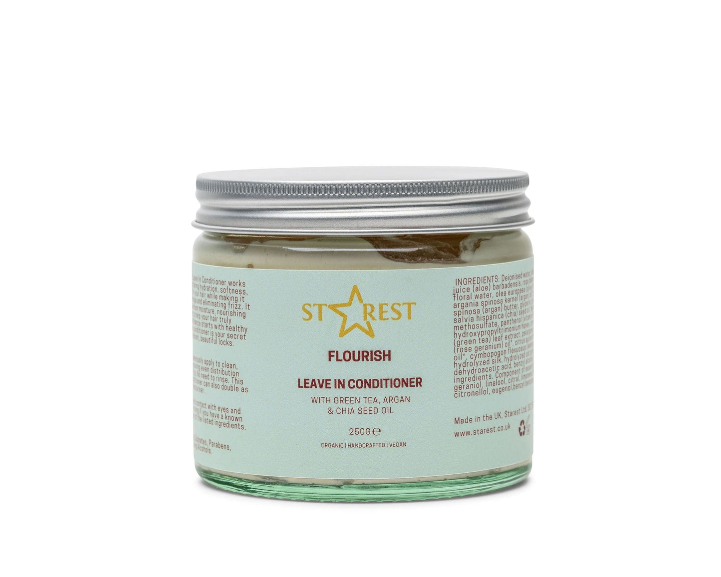Flourish Leave In Conditioner - Herbalshire Handmade Herbal Products