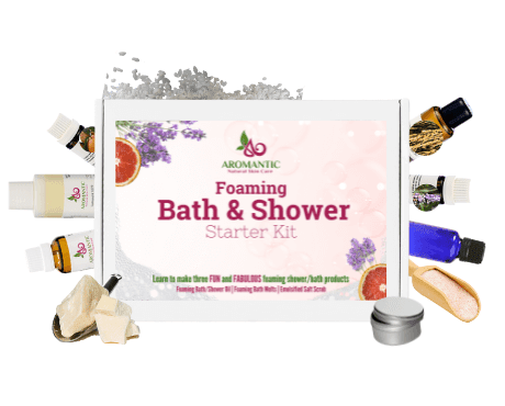 Foaming Bath and Shower Kit - Herbalshire Handmade Herbal Products