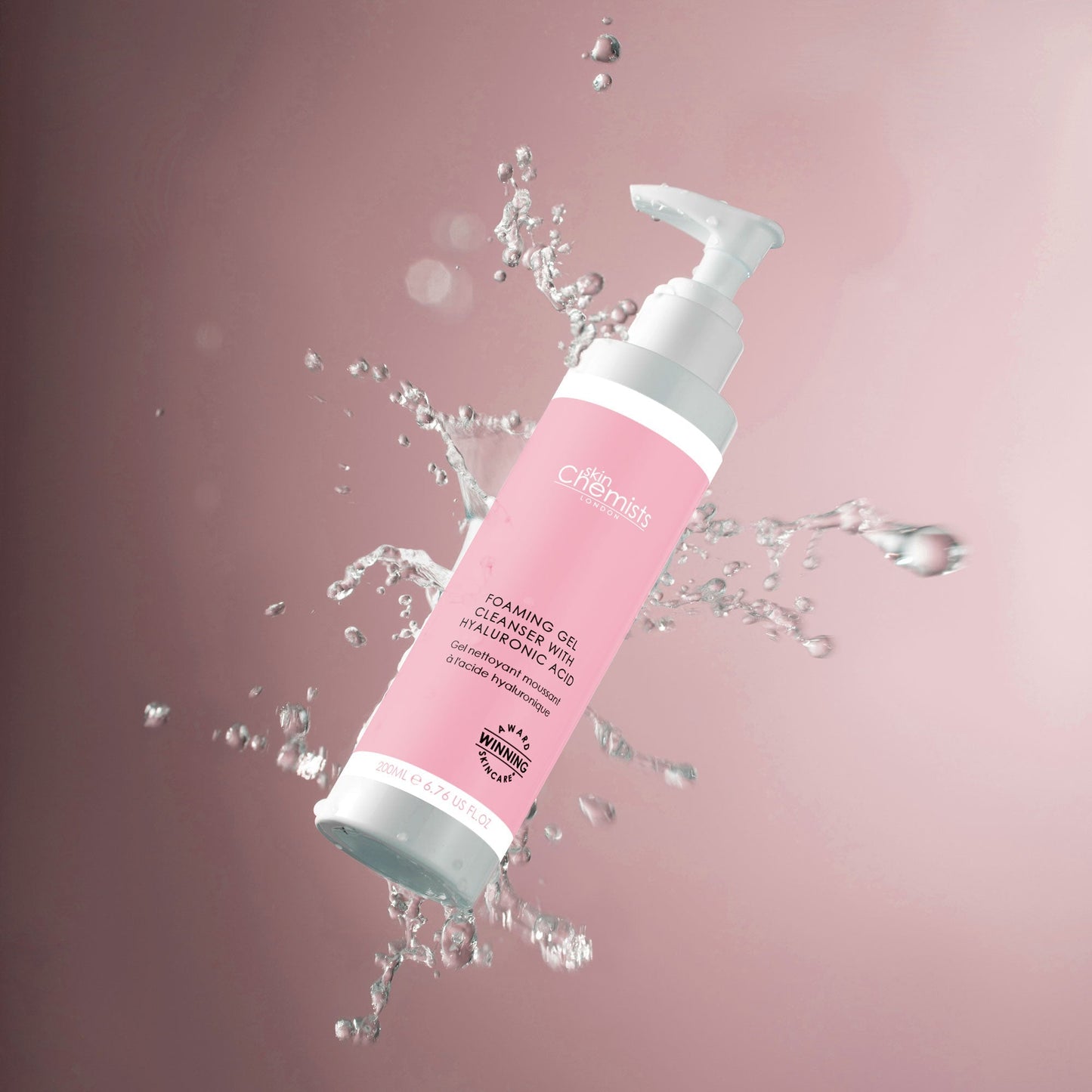 Foaming Gel Cleanser with Hyaluronic Acid 200ml - Herbalshire Handmade Herbal Products