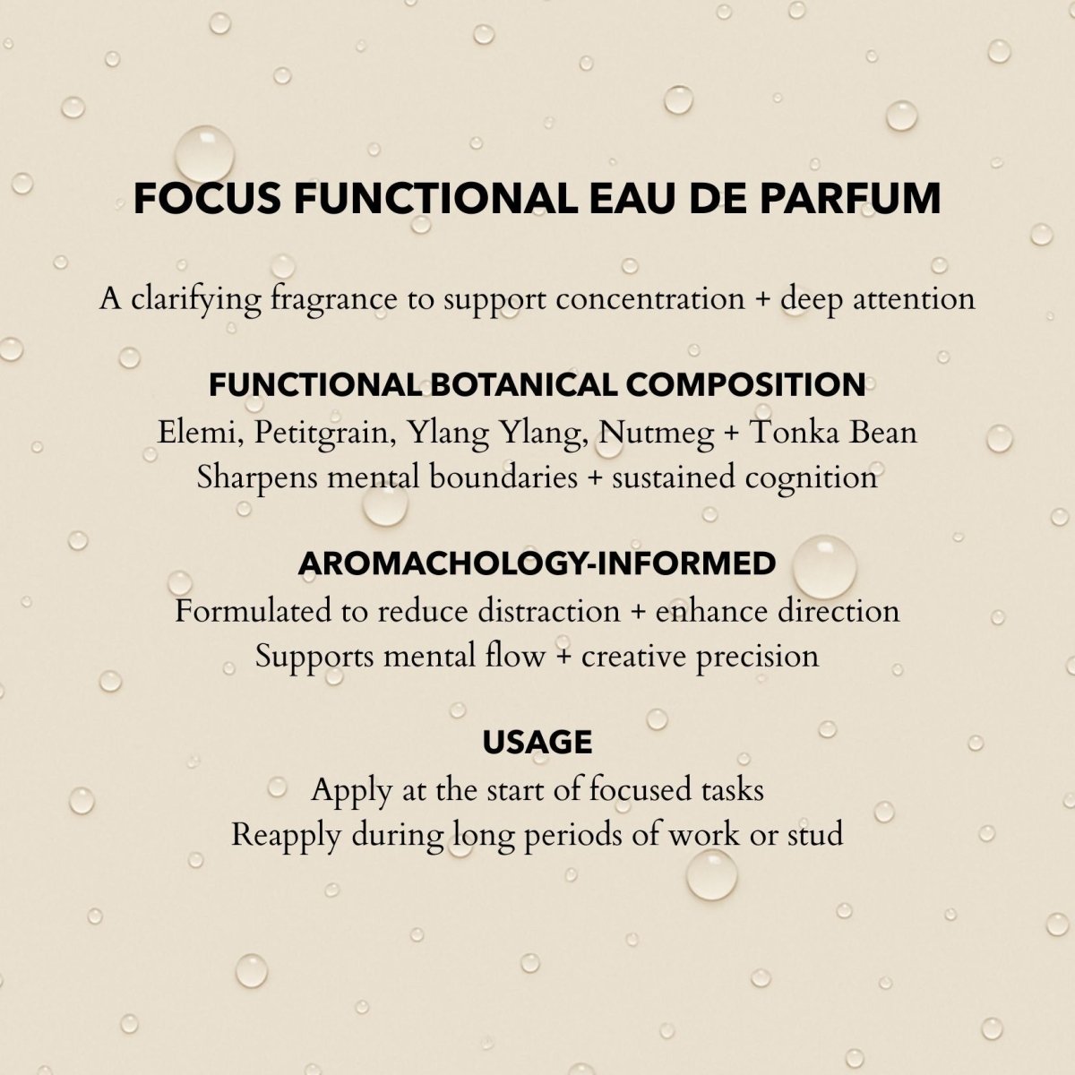 Focus Functional Parfum - Herbalshire Handmade Herbal Products