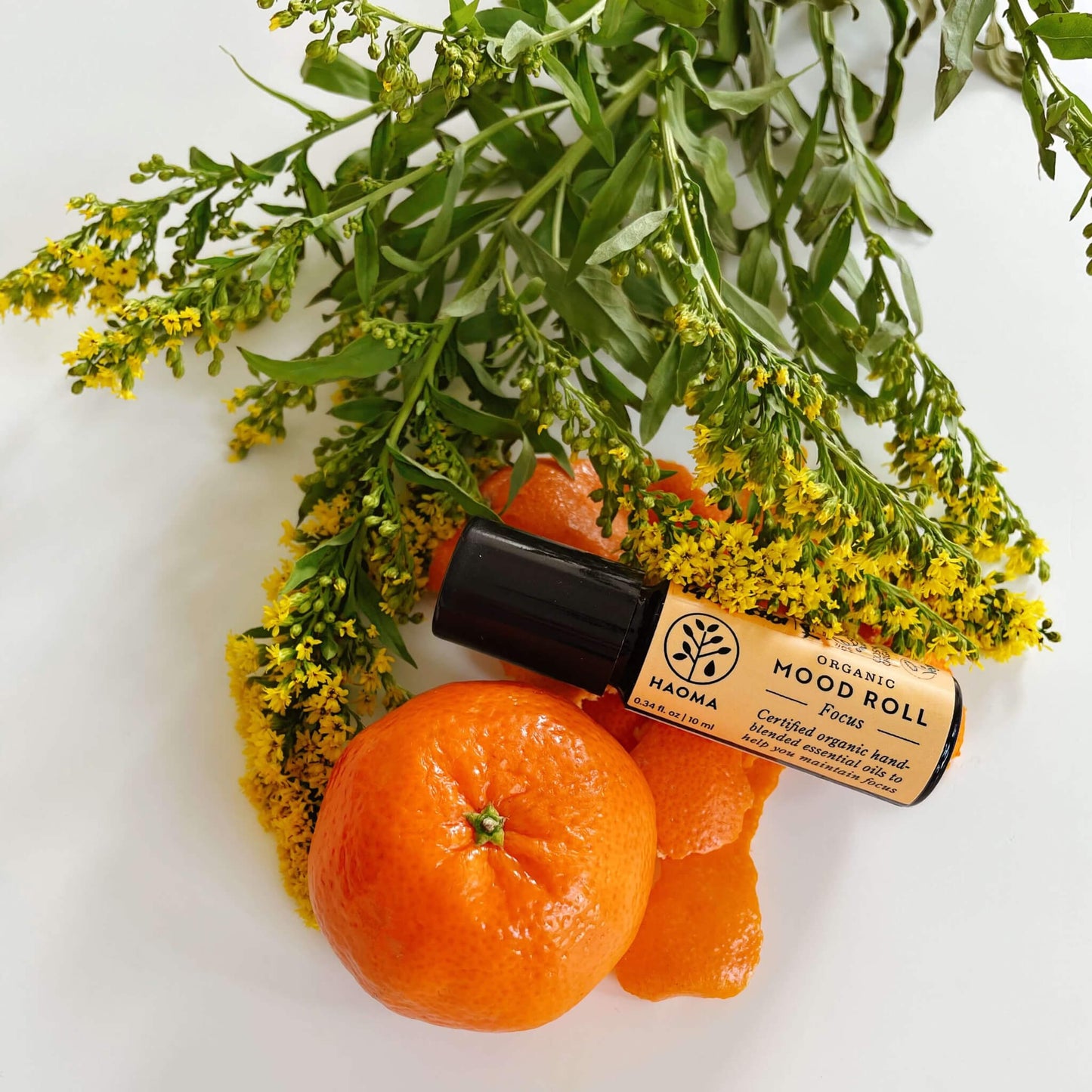 Focus Organic Mood Roll - Herbalshire Handmade Herbal Products