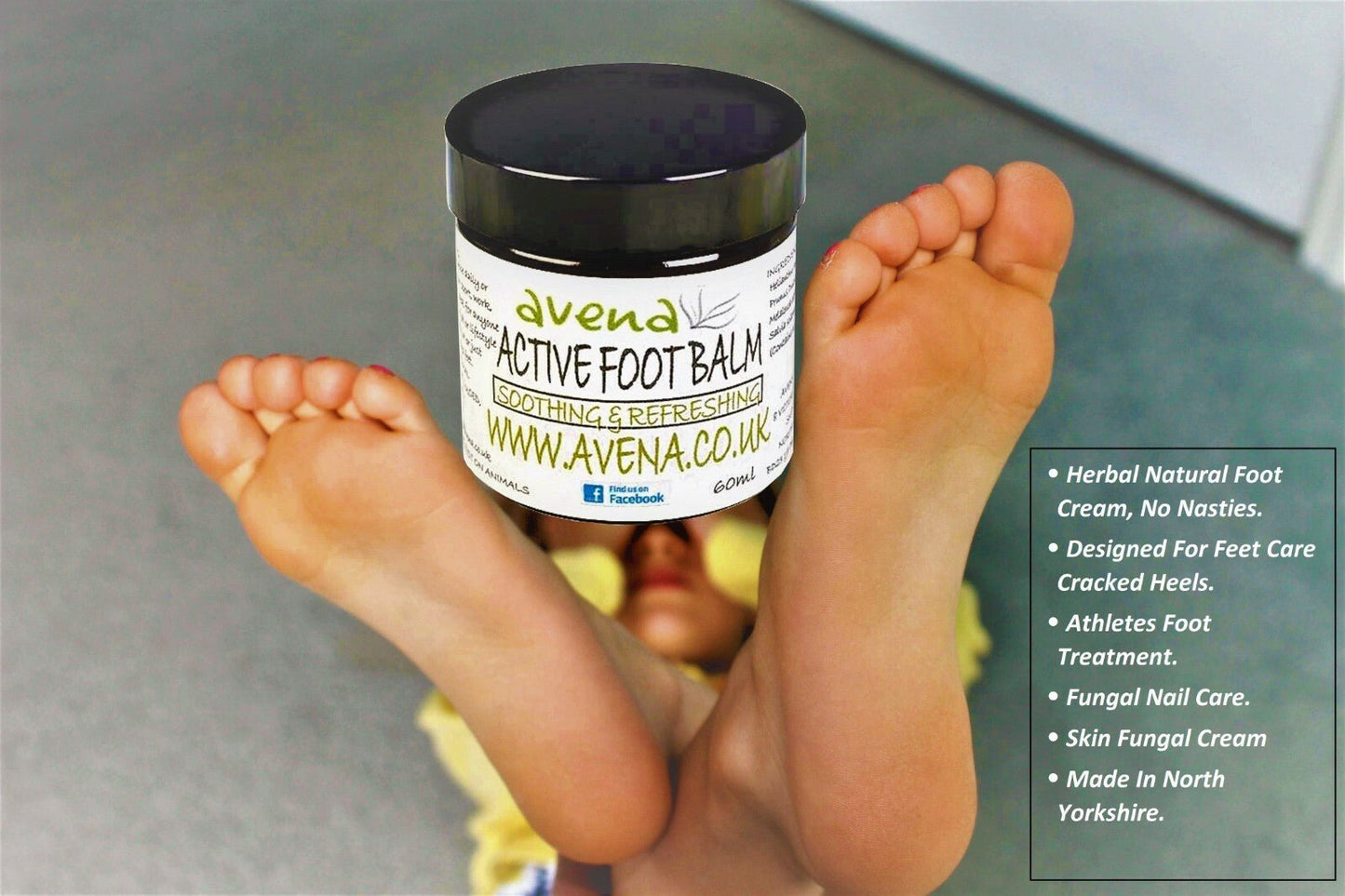 Foot Care Cream Best Athletes Foot Cream for Cracked Heels and Dry Skin - Herbalshire Handmade Herbal Products