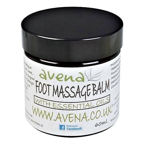 Foot Massage Balm, Reflexology Zones, Health Softening Acupressure Relaxation, - Herbalshire Handmade Herbal Products
