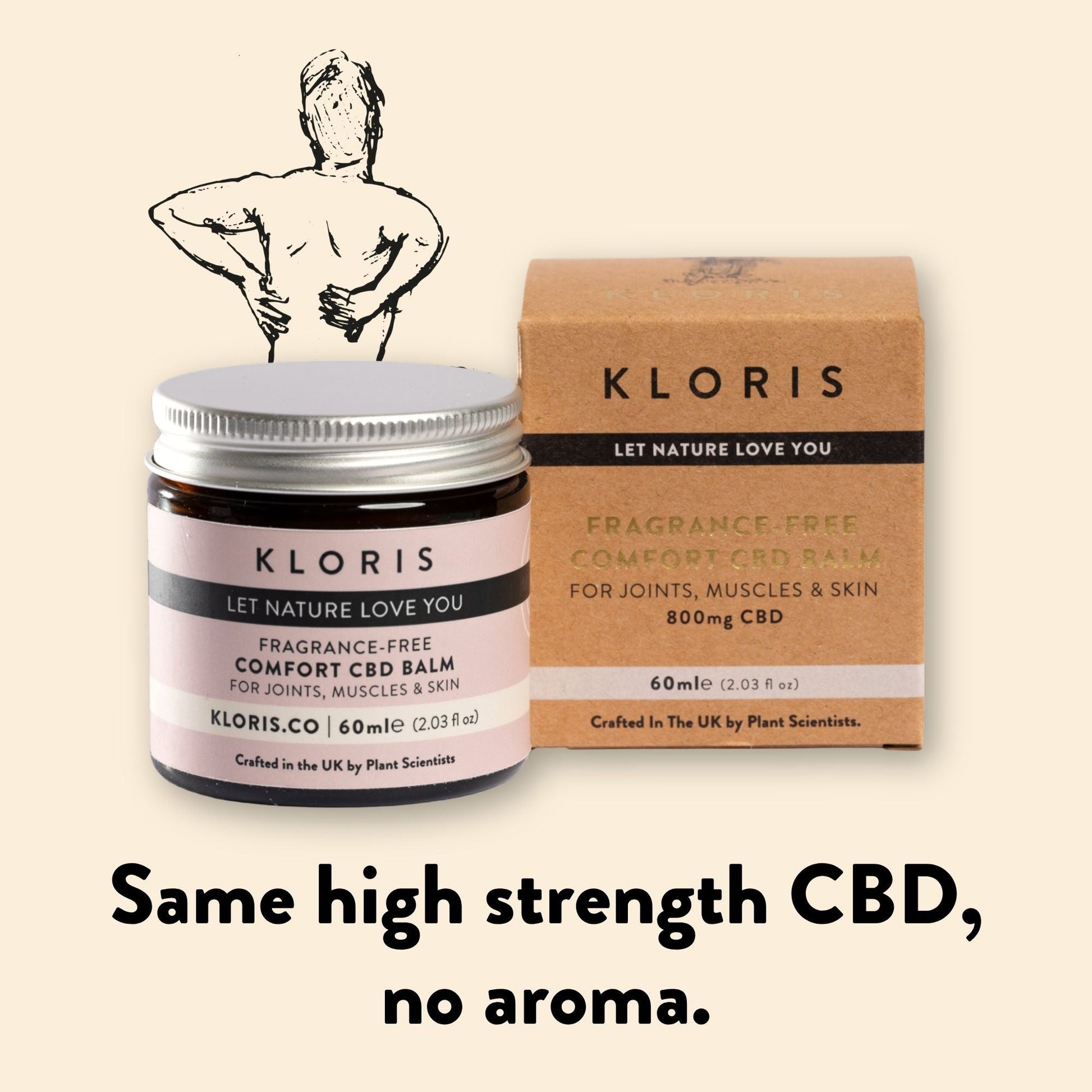 Fragrance - Free CBD Balm - Herbalshire Handmade Herbal Products