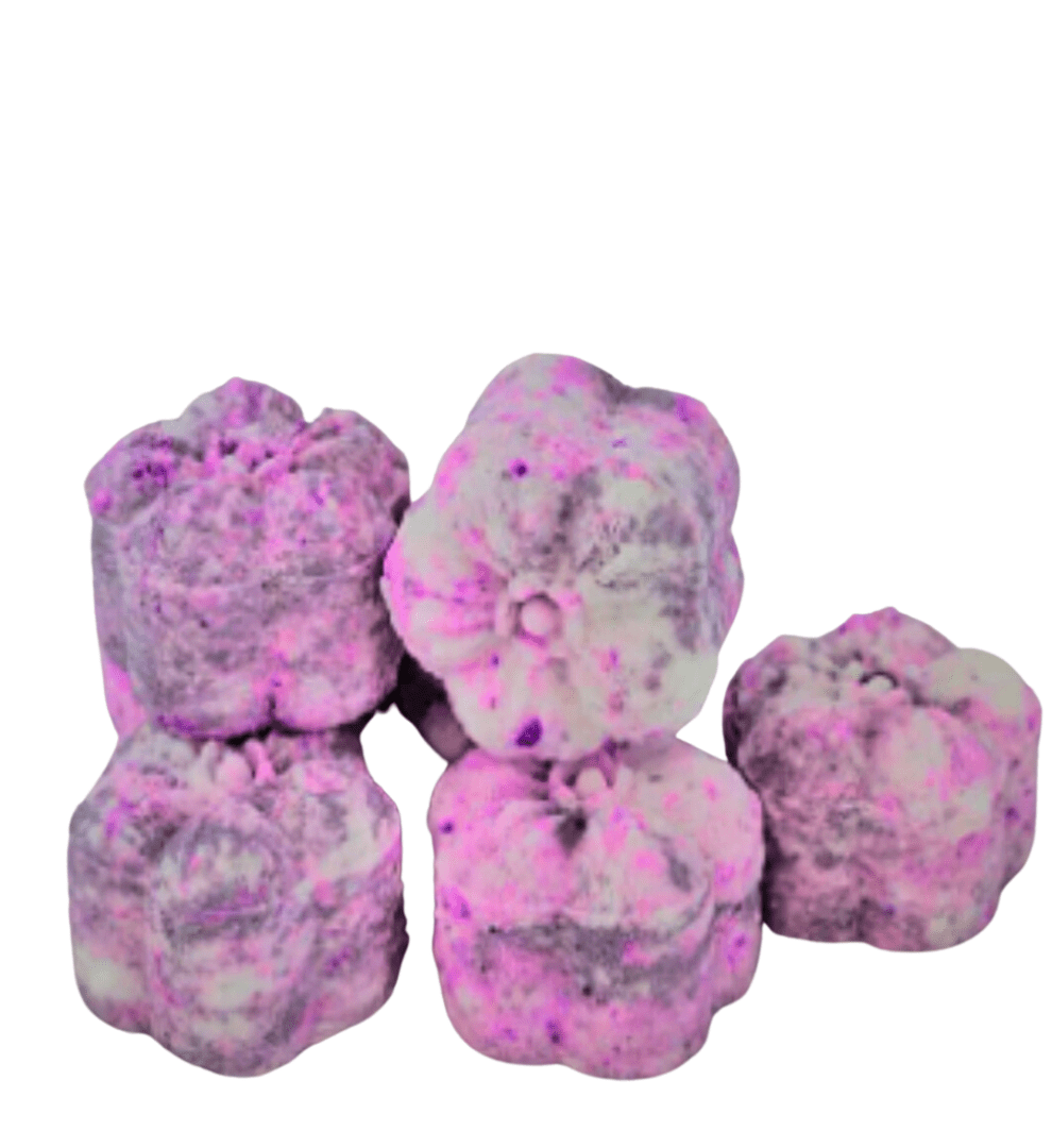 Fragrant Pink Pepper and Rose Shower Steamer x 20 - Herbalshire Handmade Herbal Products