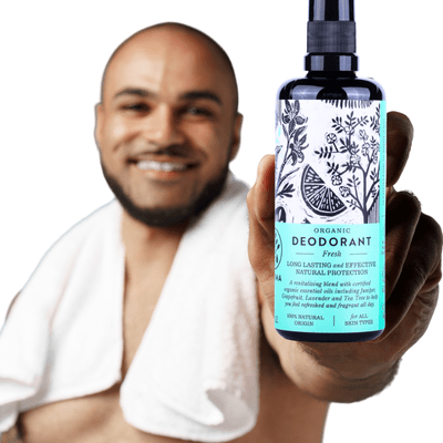 Fresh Organic Deodorant – Long - Lasting Natural Protection (100ml) - Herbalshire Handmade Herbal Products
