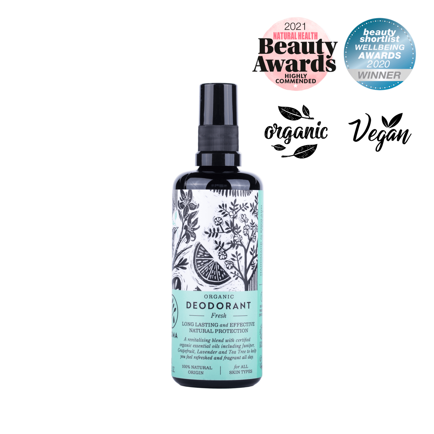 Fresh Organic Deodorant - Herbalshire Handmade Herbal Products