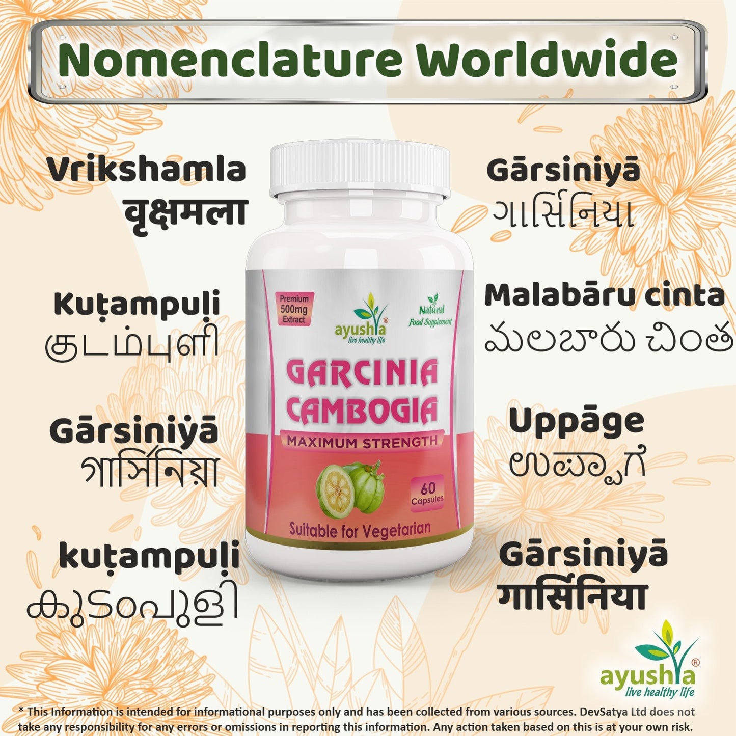 Garcinia Cambogia Capsule - Herbalshire Handmade Herbal Products