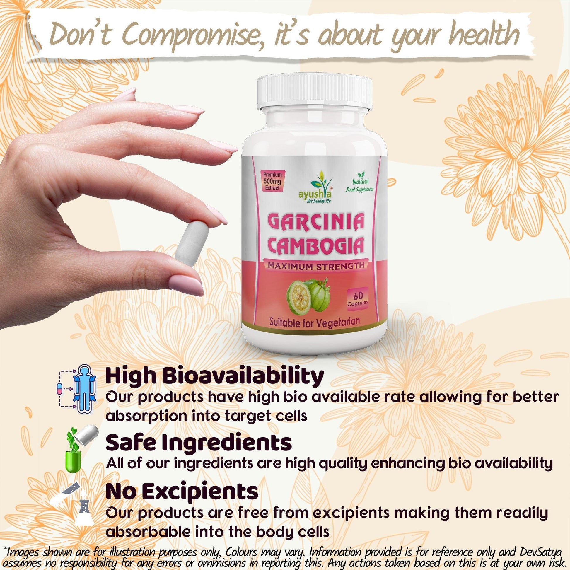 Garcinia Cambogia Capsule - Herbalshire Handmade Herbal Products