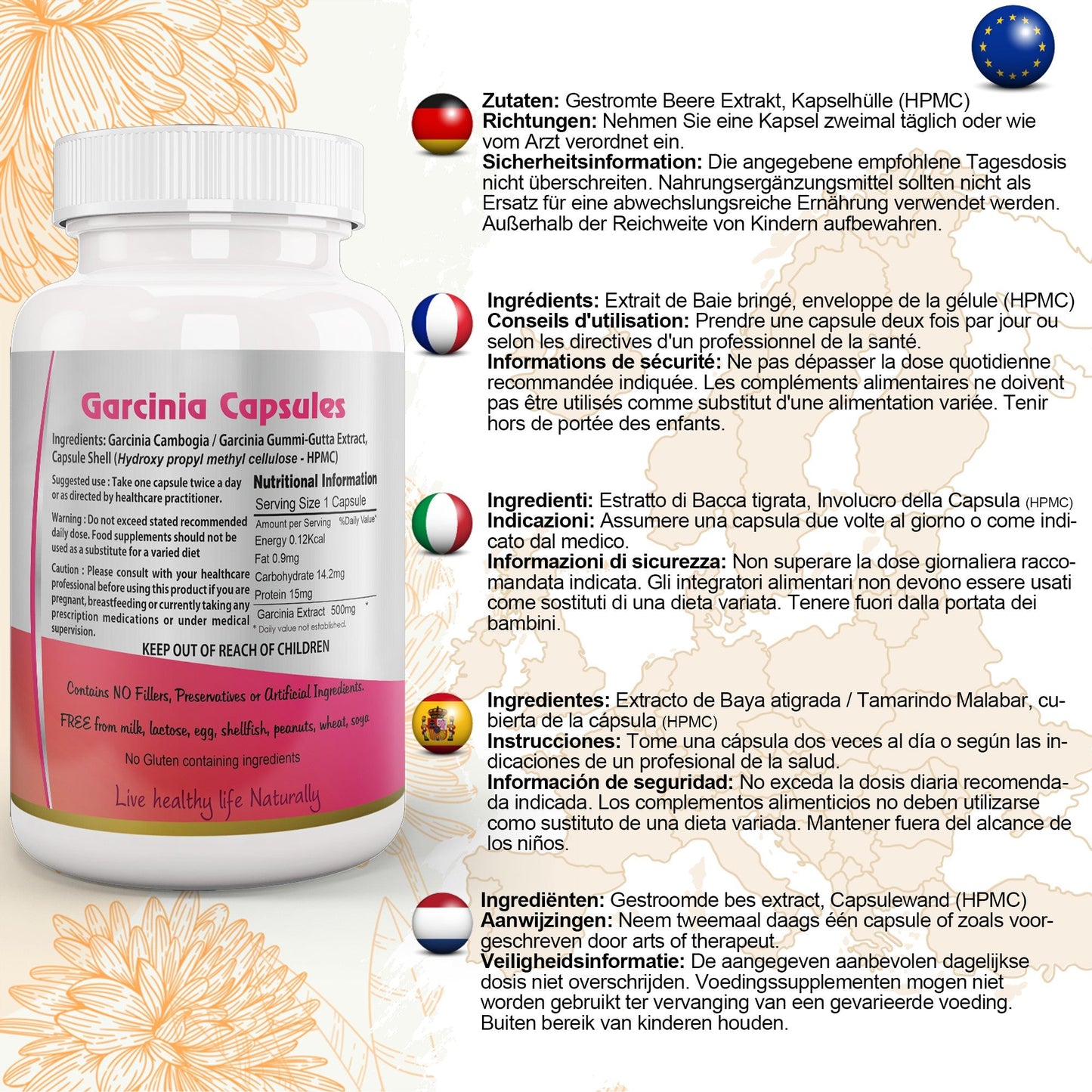 Garcinia Cambogia Capsule - Herbalshire Handmade Herbal Products